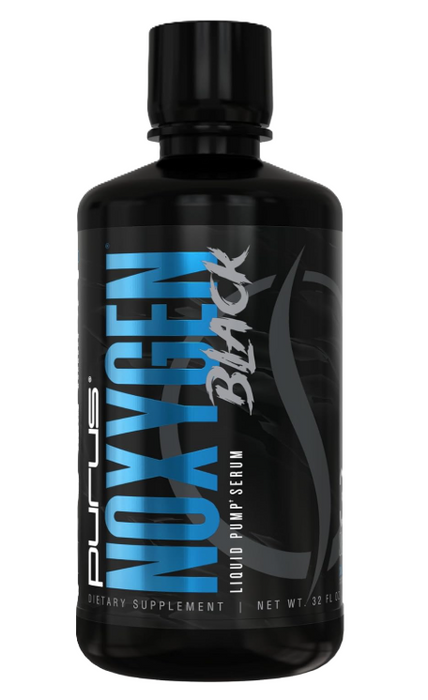 Purus Labs NOxygen Black Liquid | Fast Acting Nitric Oxide Pump Amplifier