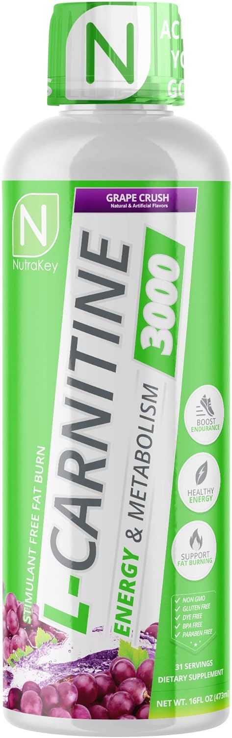 l carnitine 1500 nutrakey Liquid L-Carnitine 3000 for Fat Metabolism & Energy Support — Tiger Fitness