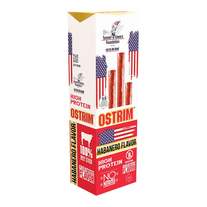Ostrim Grass-Fed Beef Sticks | All Natural High Protein, Low Fat Meat Snack