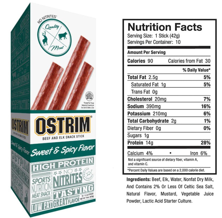 Ostrim Beef & Elk Sticks