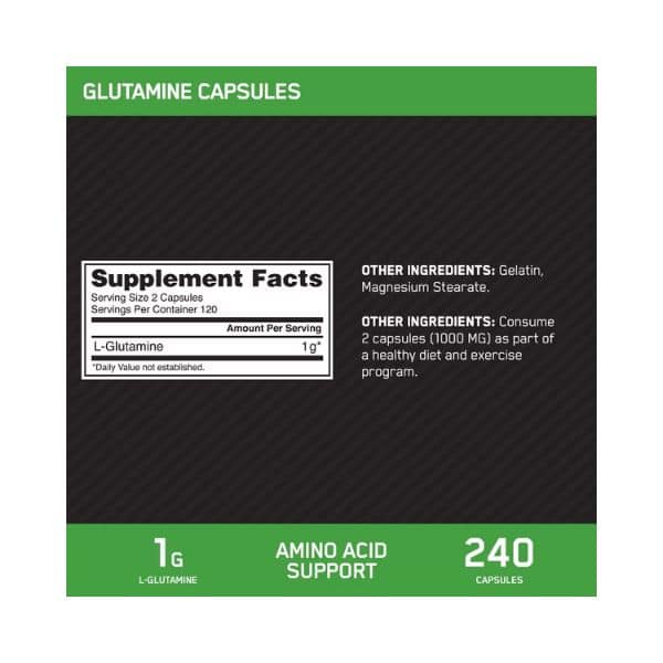ON Glutamine Capsules