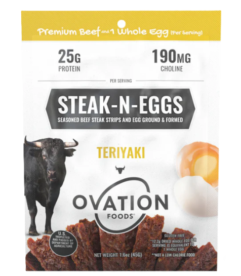 Ovation Foods Steak-N-Eggs Teriyaki Single Bag
