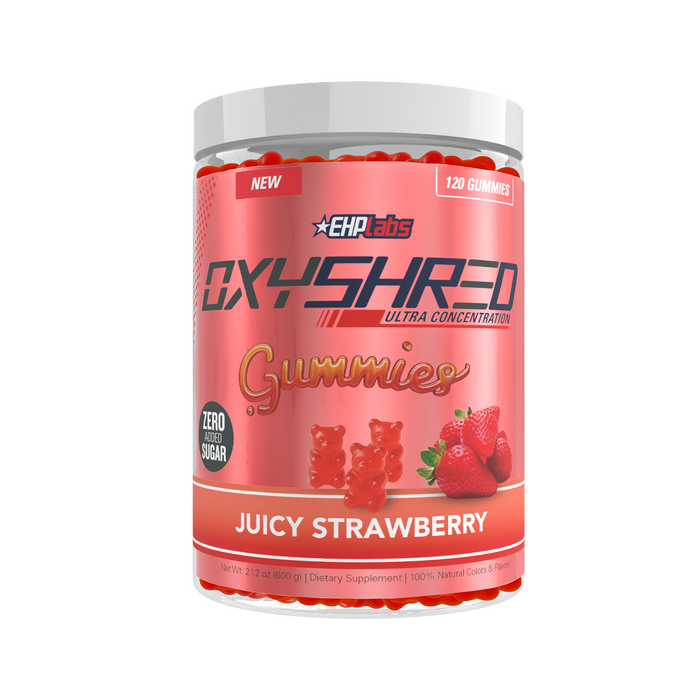 EHPlabs OxyShred Gummies Juicy Strawberry