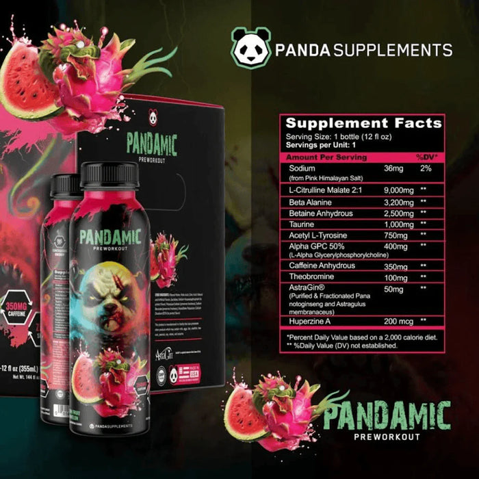 PANDA Pandamic RTD Energy Drink