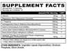 PANDA Chillax supplement facts and ingredient label 