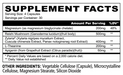 PANDA Snoozzzze supplement facts and directions label