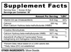 PANDA Creatine plus HMB supplement facts and directions label