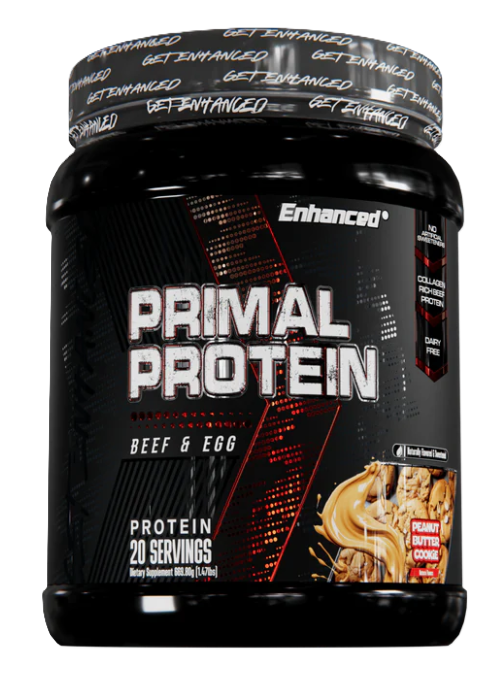 Enhanced Labs Primal Protein Peanut Butter Cookie – Grass-Fed Whey Protein Powder | TigerFitness