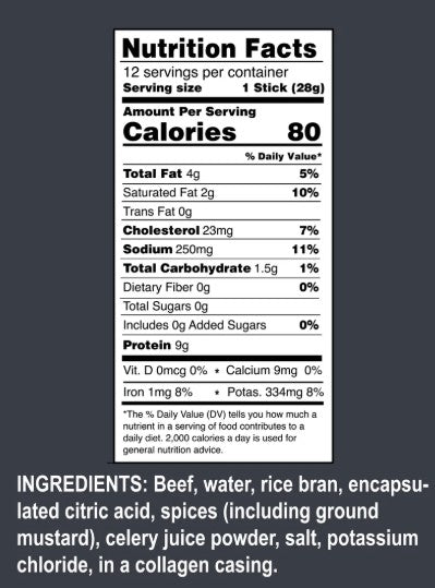 Ostrim Grass-Fed Beef Sticks