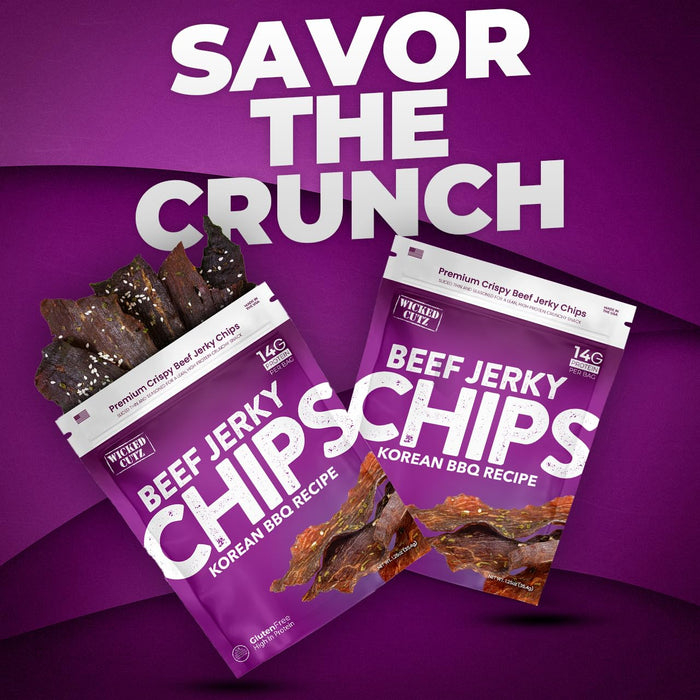 Wicked Cutz Beef Jerky Chips