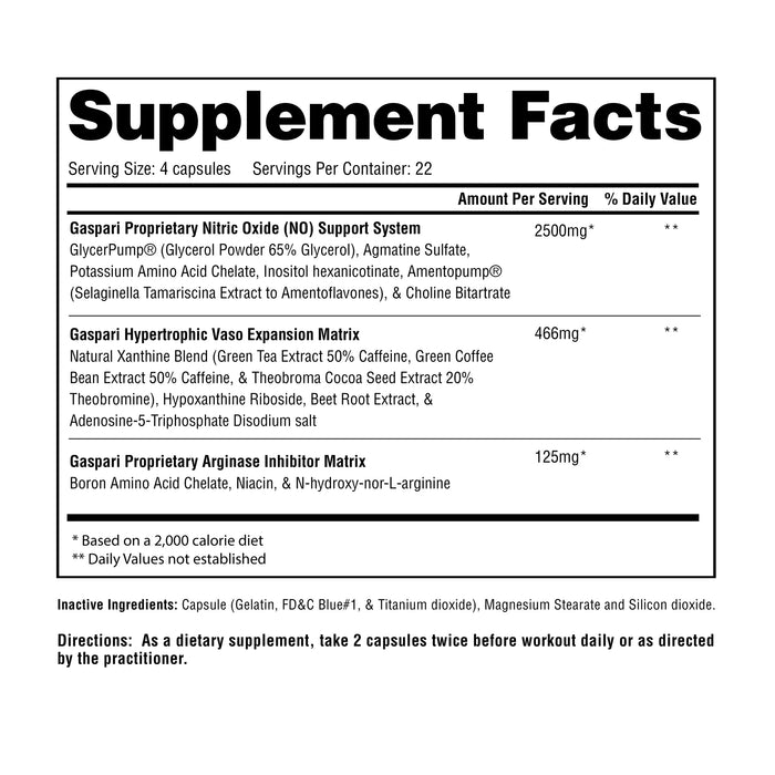 GASPARI PlasmaJet Nitric Oxide