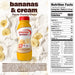 Premier Protein bananas and cream RTD shake high protein recovery and meal replacement Nutrition Facts