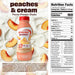 Premier Protein peaches and cream RTD shake 30g protein low sugar nutrition facts 