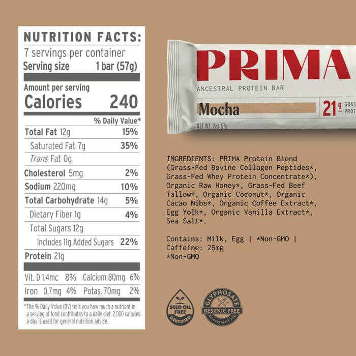 PRIMA Ancestral Protein Bars