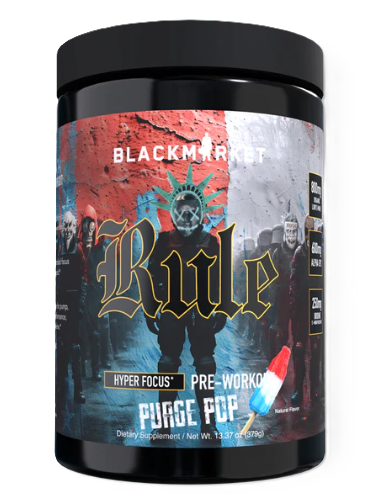 BlackMarket Labs RULE | Nootropic Pre-Workout for Energy, Focus & Pumps