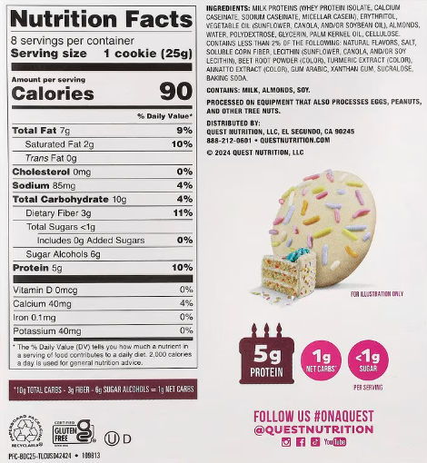 Quest Frosted Cookies