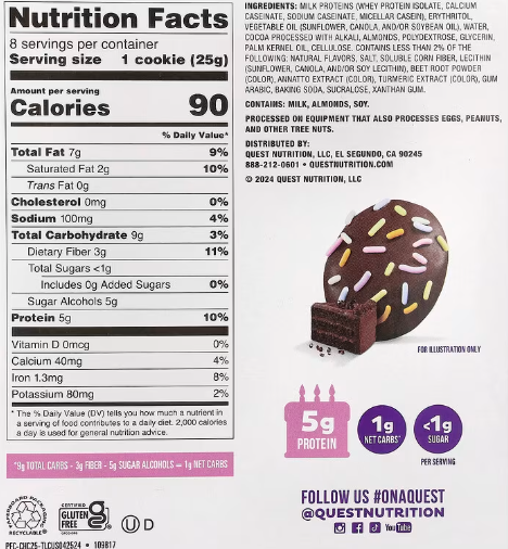 Quest Frosted Cookies