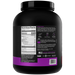 Rule One Casein Strawberries & Creme 4 lb supplement facts panel with nutrition information