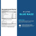 R1 Lytes+ supplement facts panel showing electrolyte minerals and performance ingredients 40 Servings Blue Raspberry