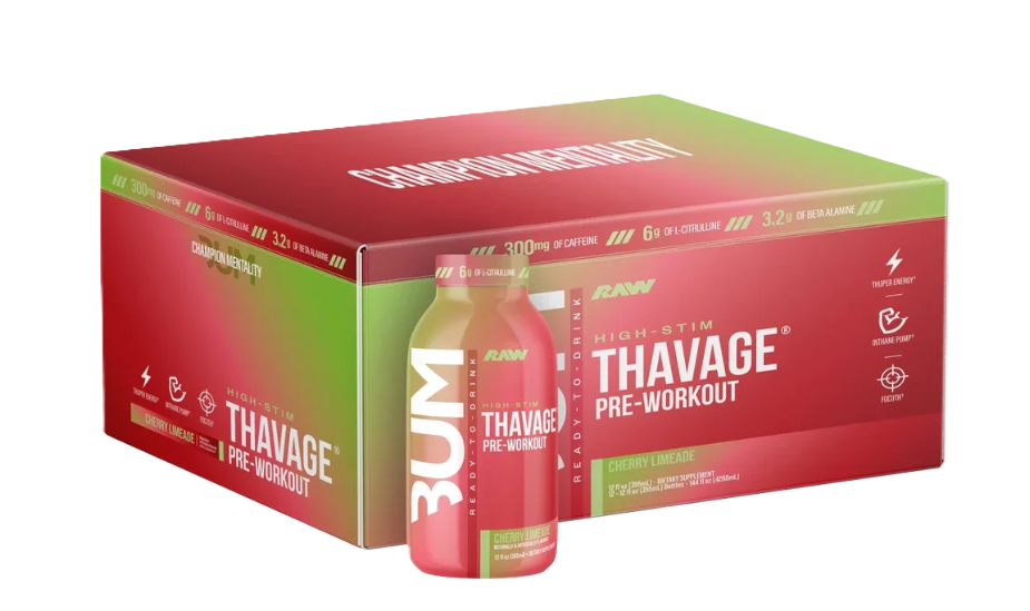 RAW Nutrition CBUM Thavage Pre RTD
