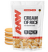 RAW Nutrition Cream of Rice Vanilla Cookie Cream front label featuring a fast-digesting carbohydrate source designed to support workout energy, performance, recovery, and muscle-building nutrition goals.