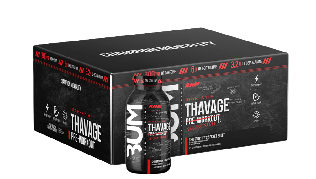 RAW Nutrition CBUM Thavage Pre RTD