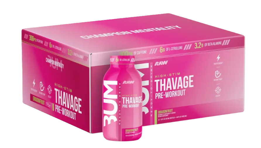 RAW Nutrition CBUM Thavage Pre RTD