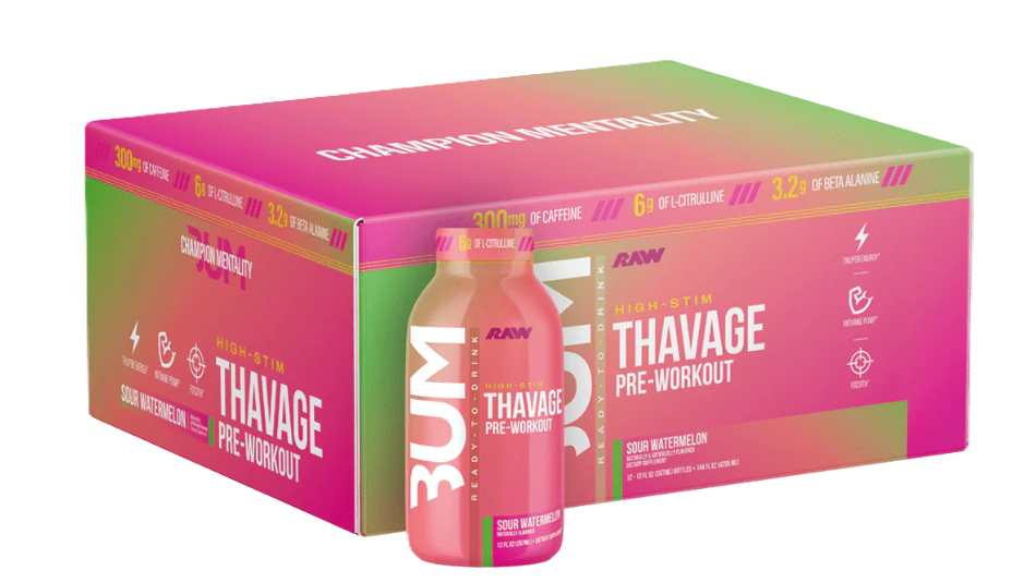 RAW Nutrition CBUM Thavage Pre RTD