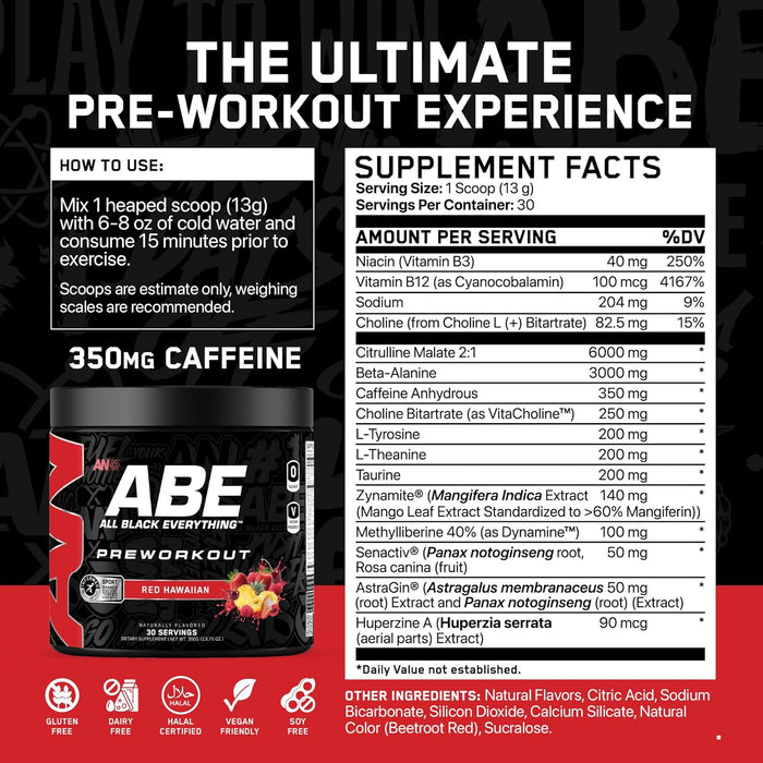 ABE Nation Ultimate Pre-Workout | Energy, Focus & Performance