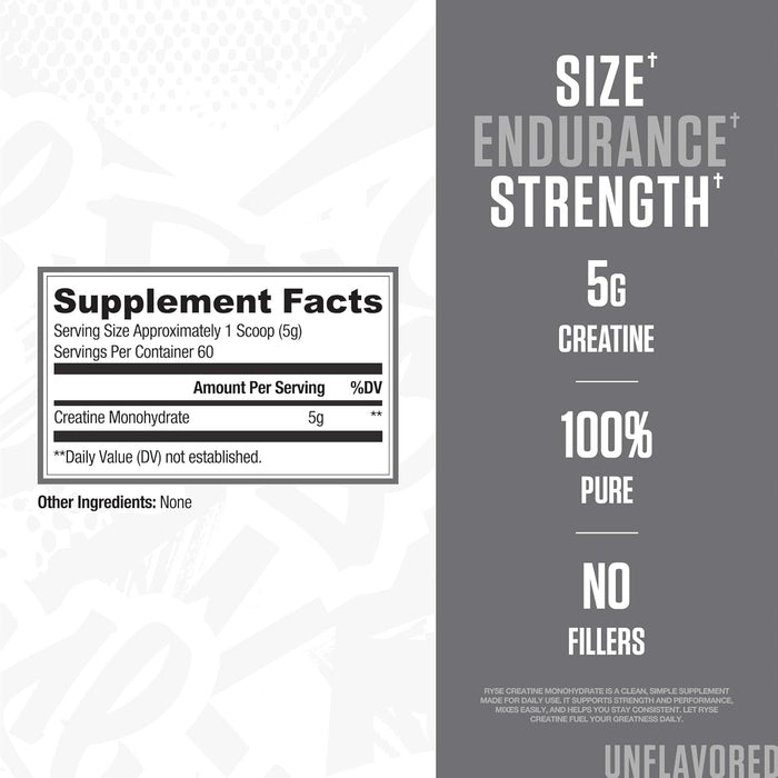 RYSE Creatine Monohydrate