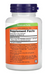 NOW Foods Turkey Tail 500 mg 90 Veg Capsules supplement facts label showing organic turkey tail mushroom powder per serving