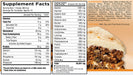 Core Oats & Whey Carrot Cake supplement facts panel