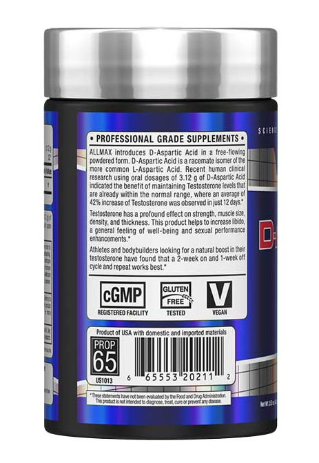 Allmax D-Aspartic Acid