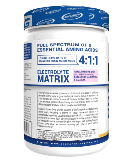 Proven EAAs by Gaspari Nutrition – amino acid and electrolyte drink for endurance and recovery