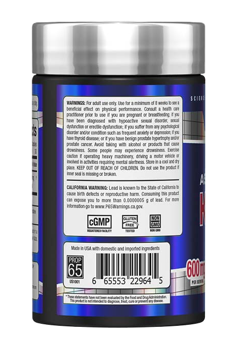 Allmax Ashwagandha KSM-66 | Stress & Hormone Support