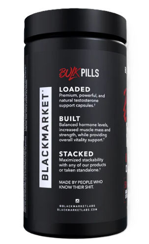 BlackMarket Labs BULK PILLS | Testosterone & Muscle Growth Support