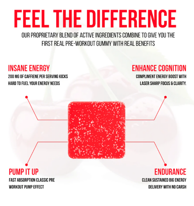 SMASH Pre-Workout Gummies convenient energy supplement for on the go fitness routine