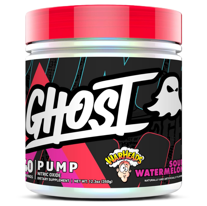 GHOST Pump V2 – Warheads Sour Watermelon Stim-Free Nitric Oxide & Pump Pre-Workout | TigerFitness