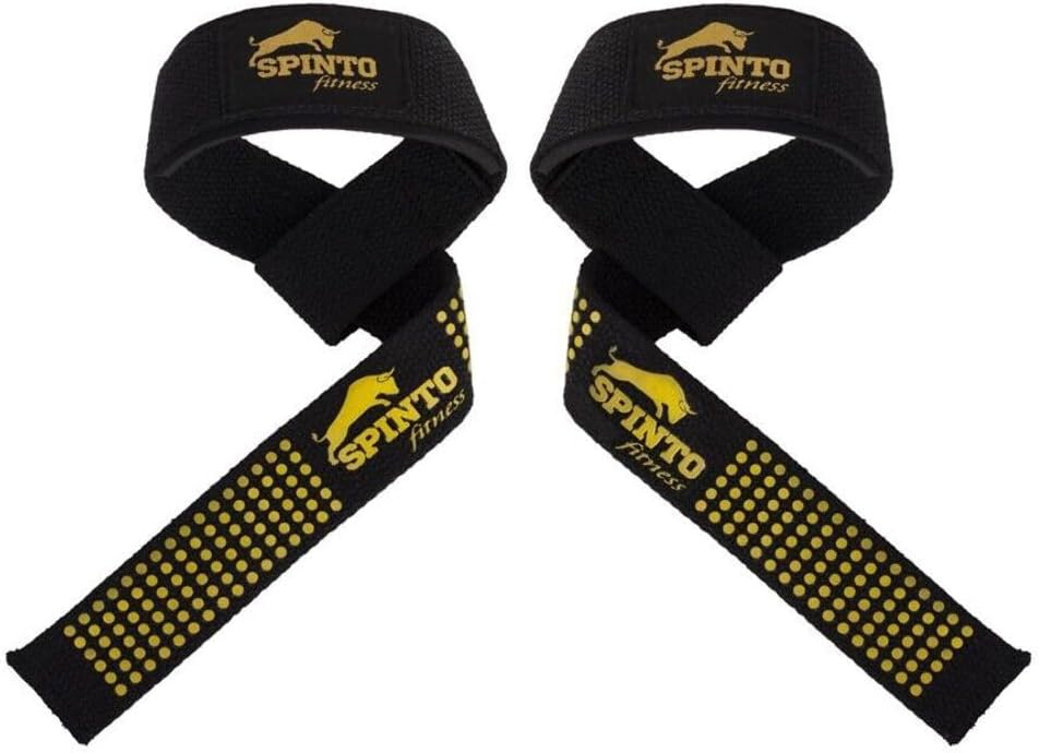 SPINTO FITNESS Padded Lifting Straps 21”