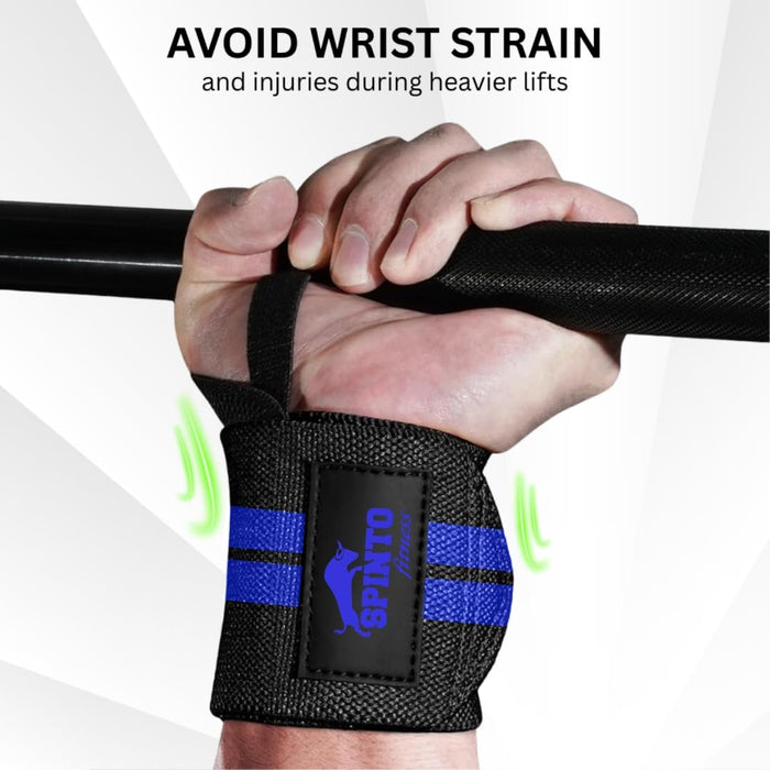 SPINTO FITNESS 18” Wrist Wraps
