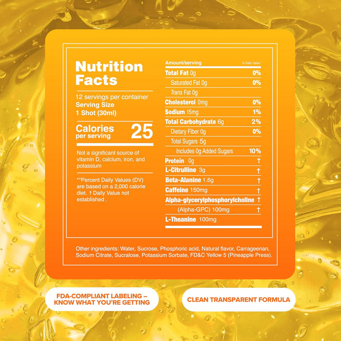 Squish Energy Pre-Workout Shot