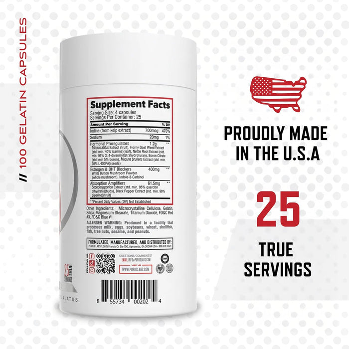 Purus Labs Recycle | Post Cycle Testosterone & Hormone Support