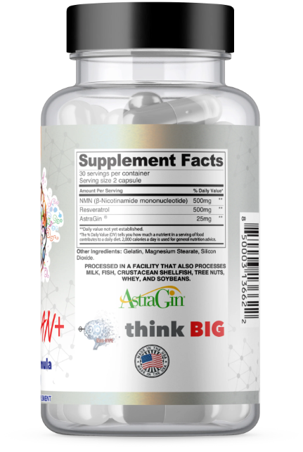 Lifespan+ Anti-Aging Formula with NMN | Cellular Energy & Longevity Support