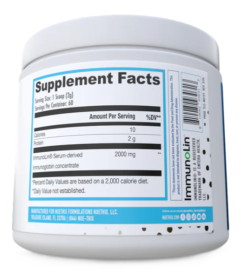NuEthix Bloat-Eaze Pro Supplement Facts & Ingredients Label for Digestive Health & Bloating Relief 60 Servings | Tigerfitness.com