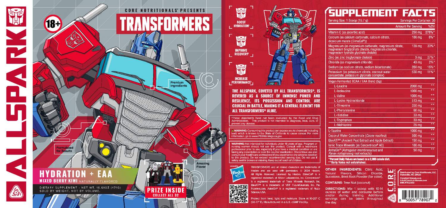 Allspark Transformers Hydration + EAA