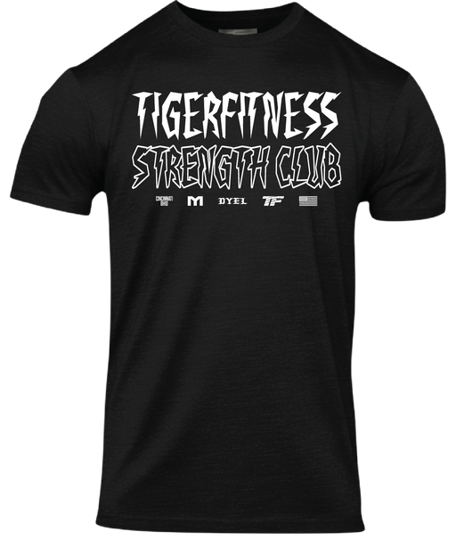 TF Metal Strength Club T-Shirt in Black