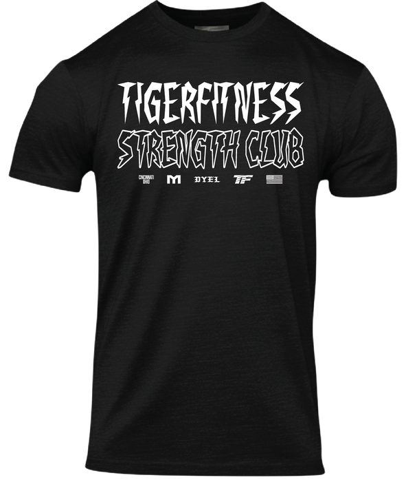 TF Metal Strength Club T-Shirt in Black