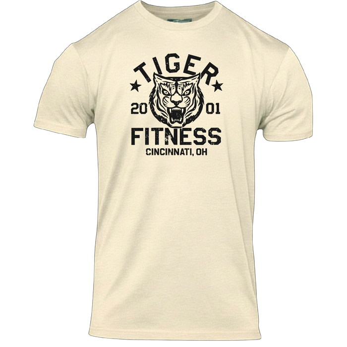 TF Stamped Tiger T-Shirt in Cream