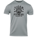 TF Stamped Tiger T-Shirt in Dark Heather Gray
