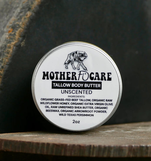Mother Fo Care Tallow Body Butter – Grass-Fed Tallow Moisturizer 